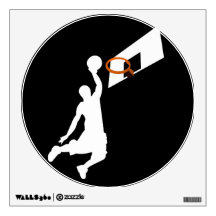 Slam Dunk Basketball Player - White Silhouette