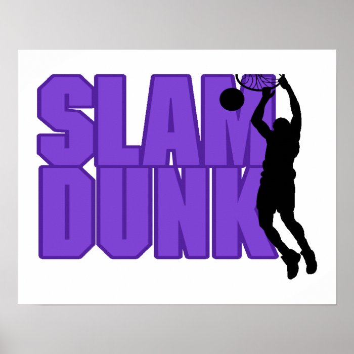 Slam Dunk Basketball Print