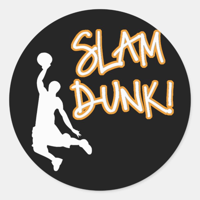 Slam Dunk Classic Round Sticker (Front)