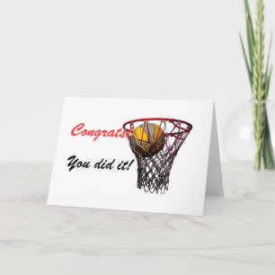 Slam Dunk! Congratulations! Card