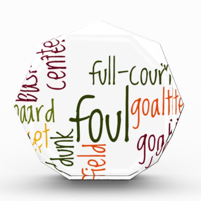 Slam Dunk Dreams: Basketball – Game of Champions Acrylic Award (Front)