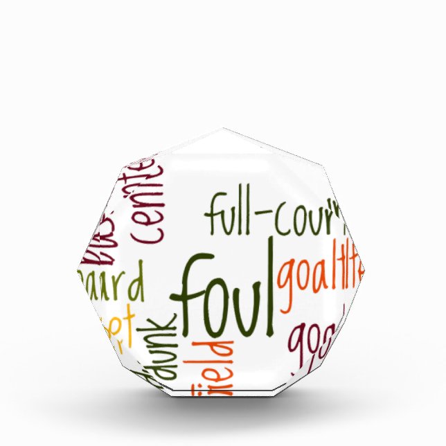 Slam Dunk Dreams: Basketball – Game of Champions Acrylic Award (Front)