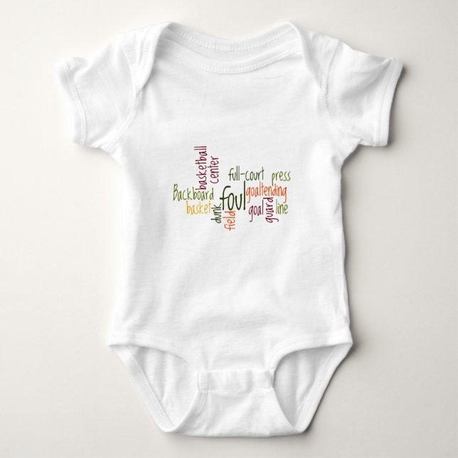 Slam Dunk Dreams: Basketball – Game of Champions Baby Bodysuit (Front)