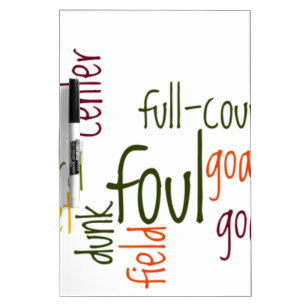 Slam Dunk Dreams: Basketball – Game of Champions Dry Erase Board