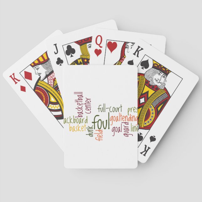 Slam Dunk Dreams: Basketball – Game of Champions Poker Cards (Back)