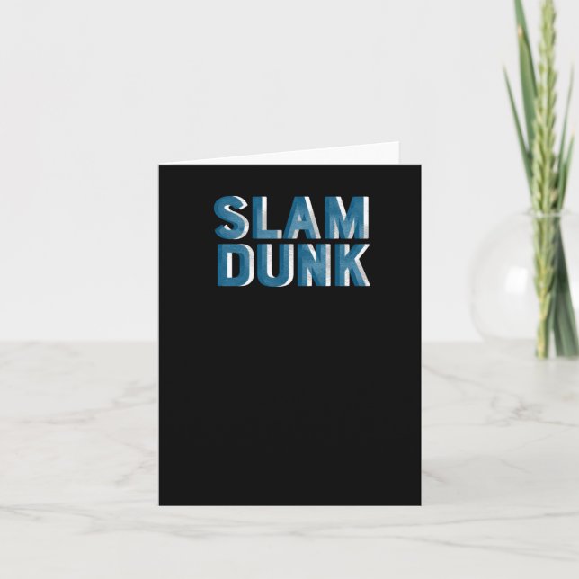 Slam Dunk Graphic  Card (Front)