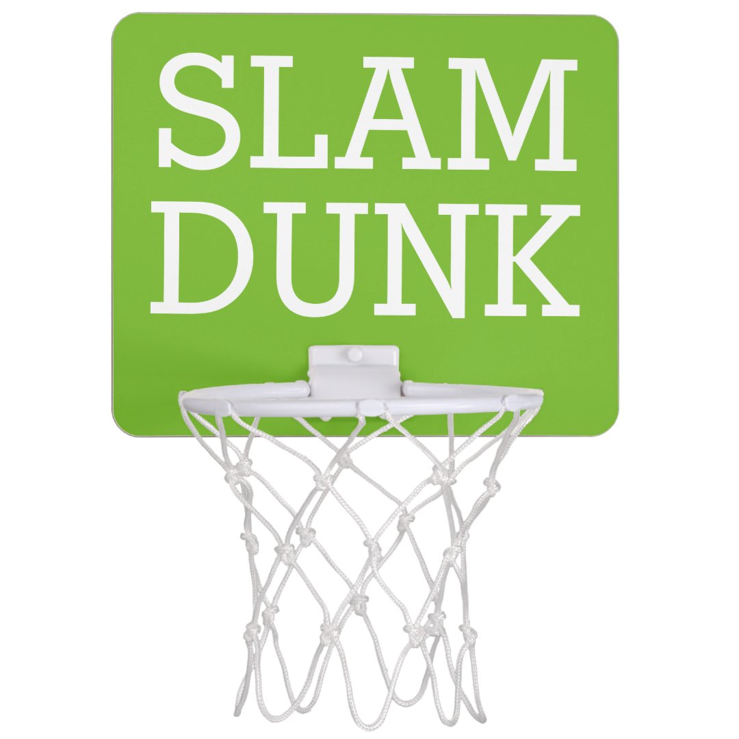 Slam Dunk Mini Basketball Hoop Zazzle