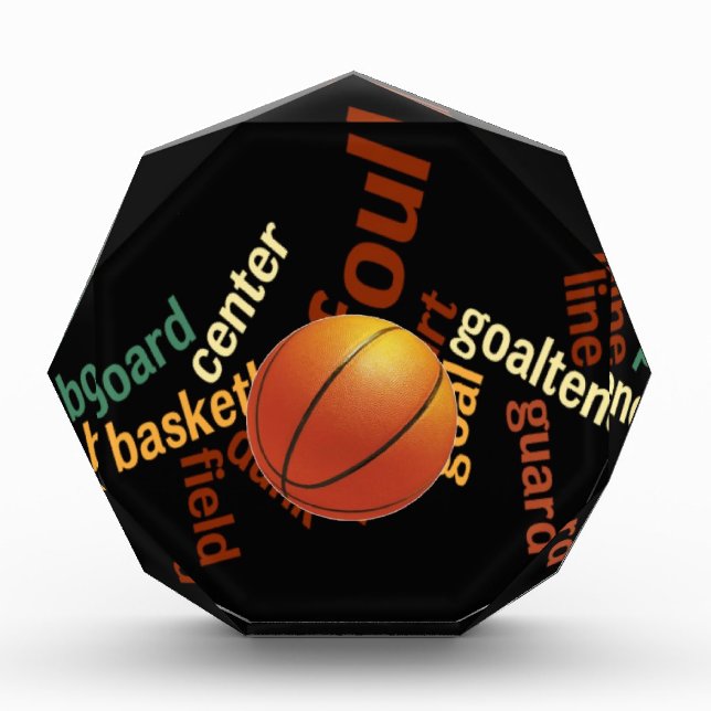 Slam Dunk of Vocabulary: Basketball Game of Champs Award (Front)