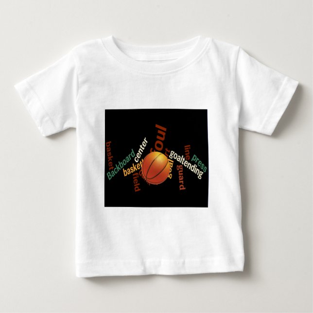 Slam Dunk of Vocabulary: Basketball Game of Champs Baby T-Shirt (Front)