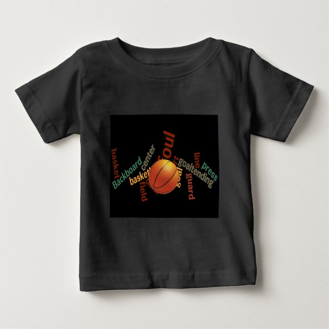 Slam Dunk of Vocabulary: Basketball Game of Champs Baby T-Shirt (Front)