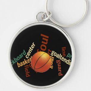Slam Dunk of Vocabulary: Basketball Game of Champs Keychain