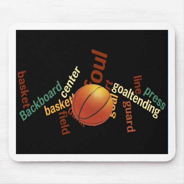 Slam Dunk of Vocabulary: Basketball Game of Champs Mouse Pad (Front)