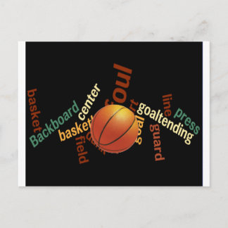 Slam Dunk of Vocabulary: Basketball Game of Champs Postcard