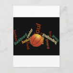 Slam Dunk of Vocabulary: Basketball Game of Champs Postcard