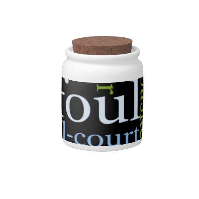 Slam Dunk of Words: Basketball Game of Champions Candy Jar (Front)