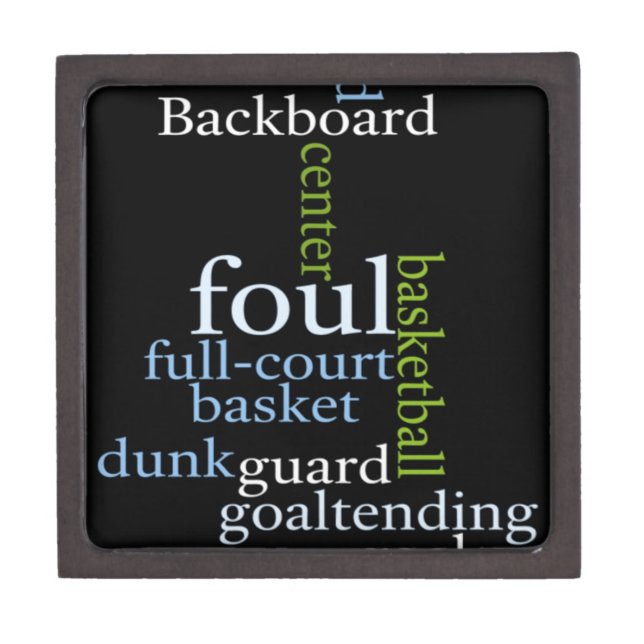 Slam Dunk of Words: Basketball Game of Champions Jewelry Box (Front)
