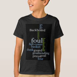 Slam Dunk of Words: Basketball Game of Champions T-Shirt