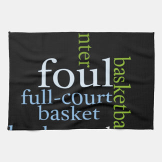 Slam Dunk of Words: Basketball Game of Champions Towel