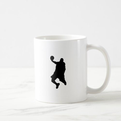 Slam Dunk Player Silhouette Coffee Mug