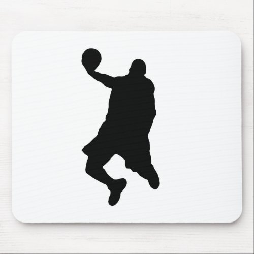 Slam Dunk Player Silhouette Mouse Pad