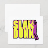 slam dunk text yellow and purple (Front/Back)