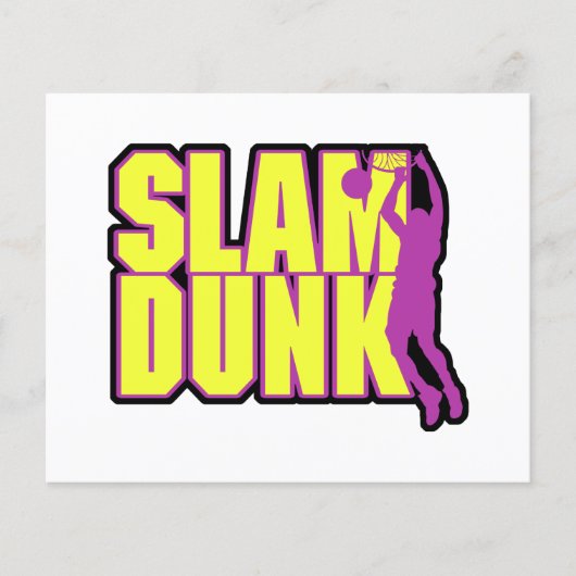 slam dunk text yellow and purple (Front)