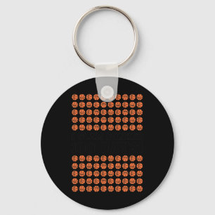 Slam Dunked 100 Days Basketball For Boys 100th Day Keychain