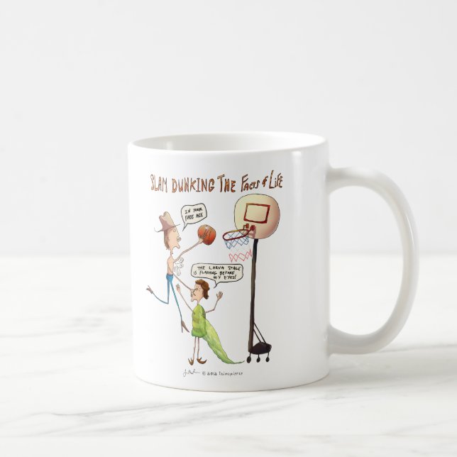 Slam Dunking the Facts of Life Mug (Right)
