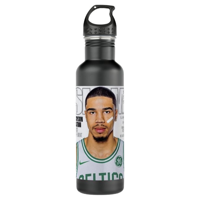 SLAM Jasonn tatum just different Stainless Steel Water Bottle (Front)