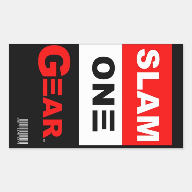 SLAM ONE GEAR STICKERS (Front)