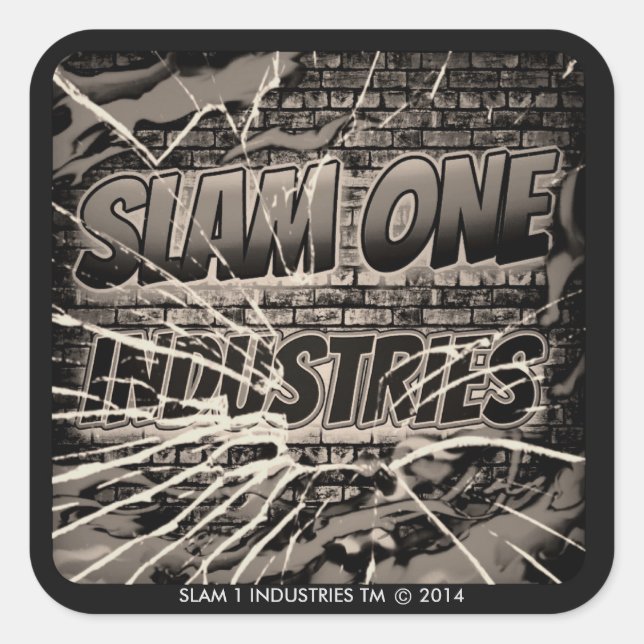 SLAM ONE INDUSTRIES STICKERS (Front)