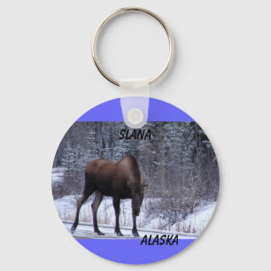Slana Moose Keychain
