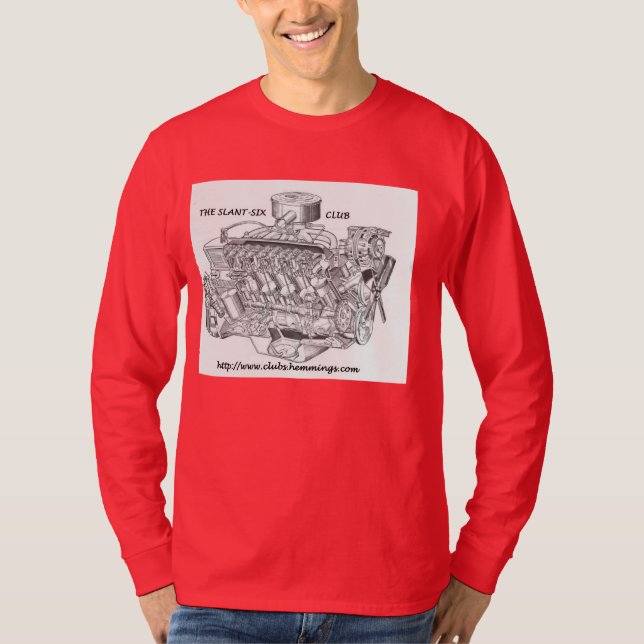 SLANT-SIX CLUB LONG SLEEVE T-SHIRT (Front)