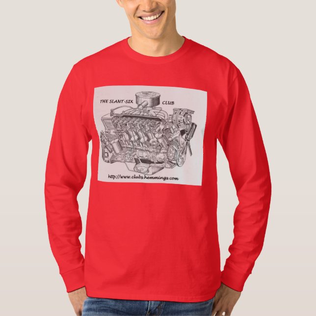 SLANT-SIX CLUB LONG SLEEVE T-SHIRT (Front)