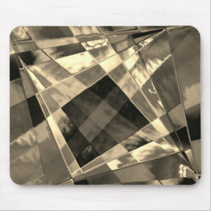 Slanted and frayed rectangles overlapping  mouse pad