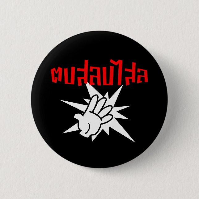 Slap You Silly ☆ Dop Salop Salai in Thai Script ☆ Button (Front)