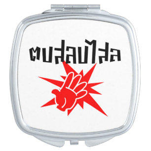 Slap You Silly ☆ Dop Salop Salai in Thai Script ☆ Vanity Mirror