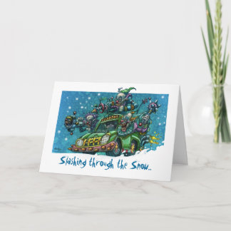 Slashing through the Snow Card