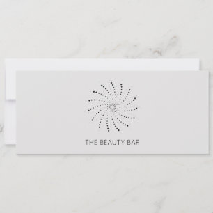 Slate Abstract Flower Elegant Gift Certificate