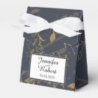Slate and Gold Natural Wonder Wedding Favor Box