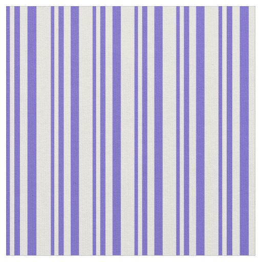 Slate Blue and Beige Striped/Lined Pattern Fabric