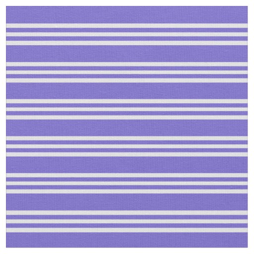 Slate Blue and Lavender Colored Lines Fabric