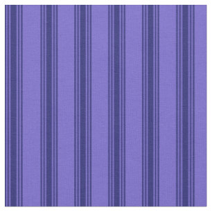 Slate Blue and Midnight Blue Lines Fabric