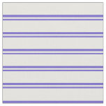 [ Thumbnail: Slate Blue and Mint Cream Striped Pattern Fabric ]