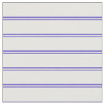 [ Thumbnail: Slate Blue and White Striped Pattern Fabric ]