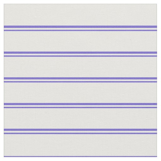 Slate Blue and White Striped Pattern Fabric