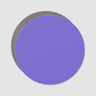 Slate Blue Circle Car Magnet – Customizable