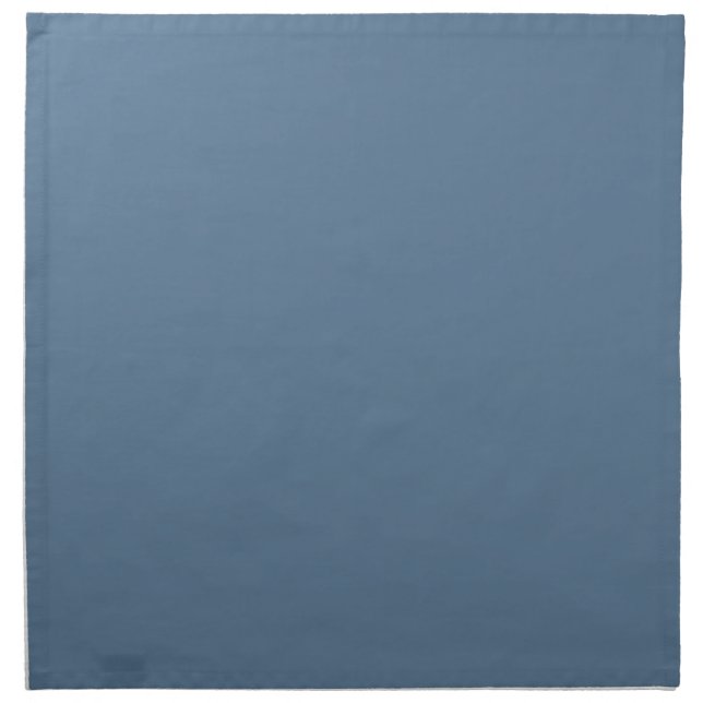 Slate Blue color to FallHouses Cloth Napkin (Front)
