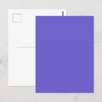 Slate Blue Custom Postcard Template