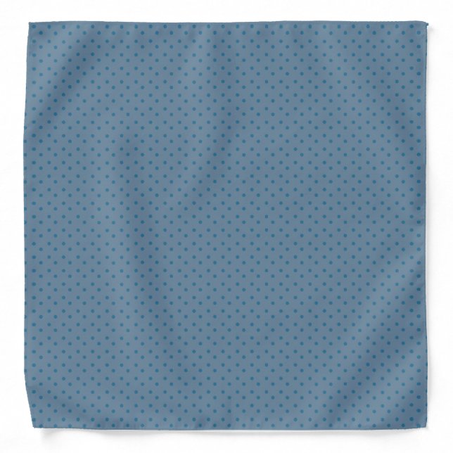 Slate blue design bandana (Front)